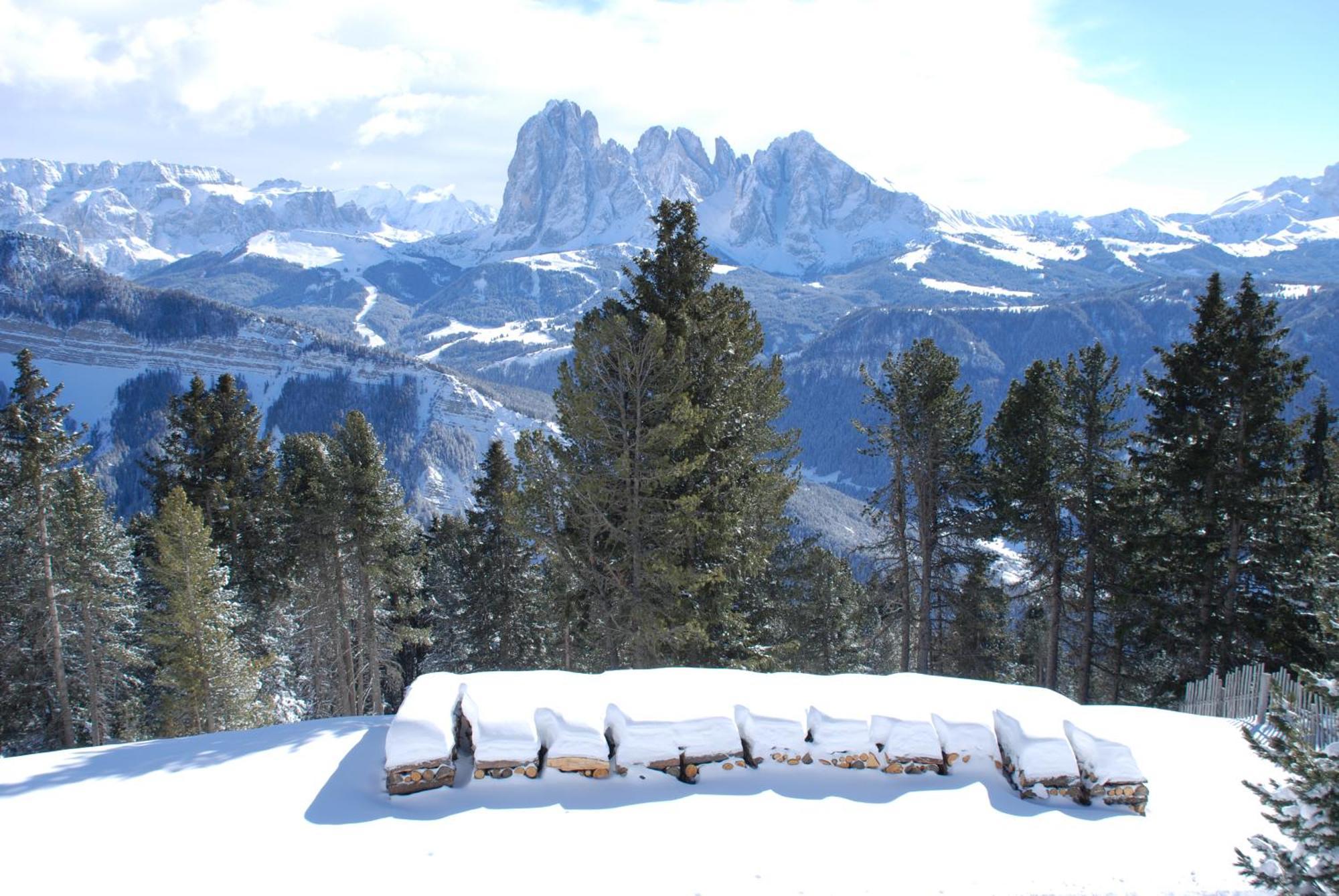 Chalet Da Mont Resciesa Ortisei Exteriér fotografie